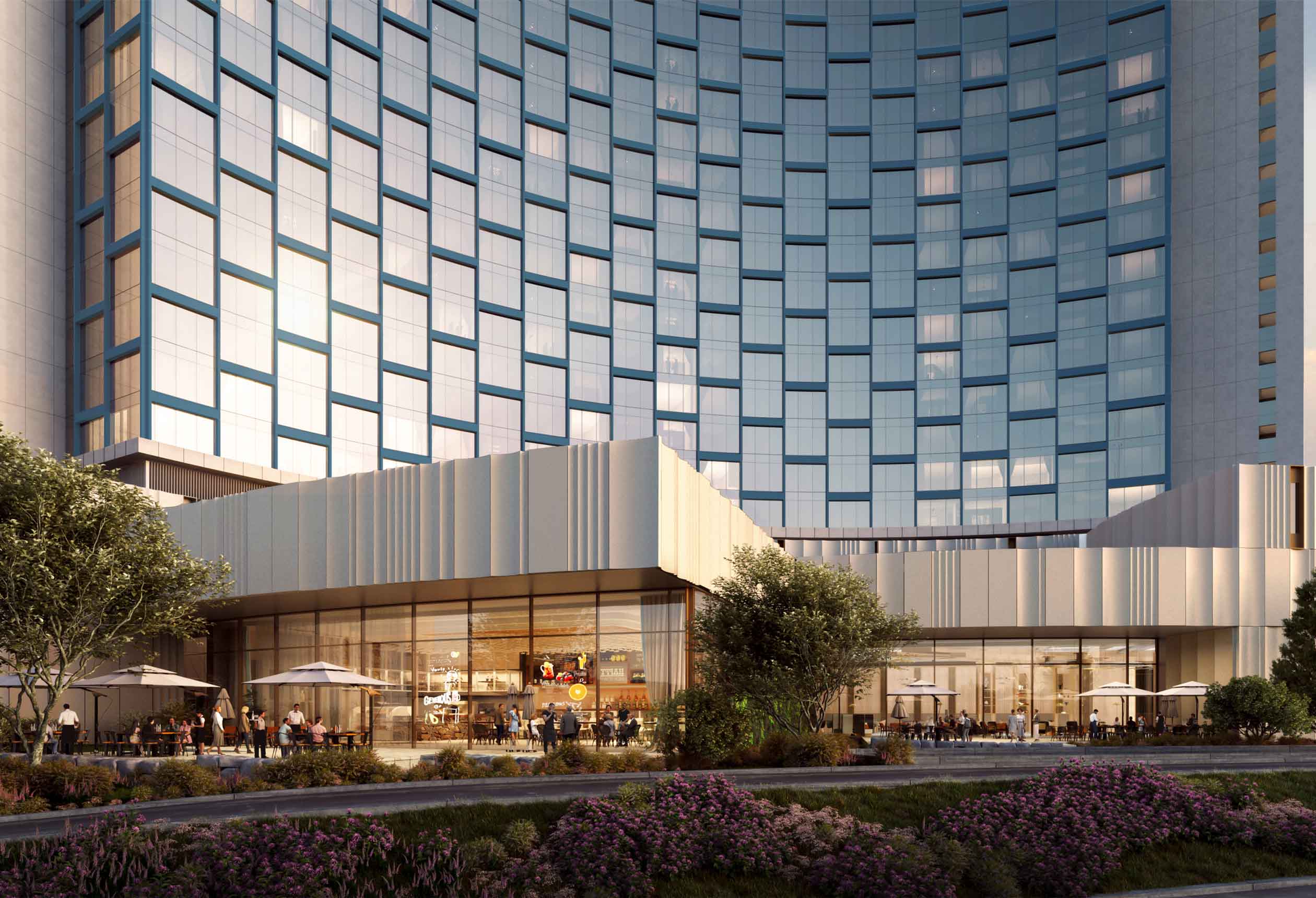 Hard Rock Hotel & Casino Athens Exterior Patio Shot