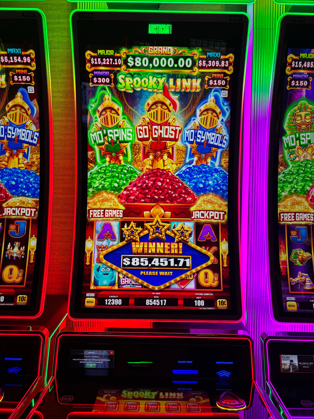Jackpots at Seminole Brighton Bay Hotel & Casino