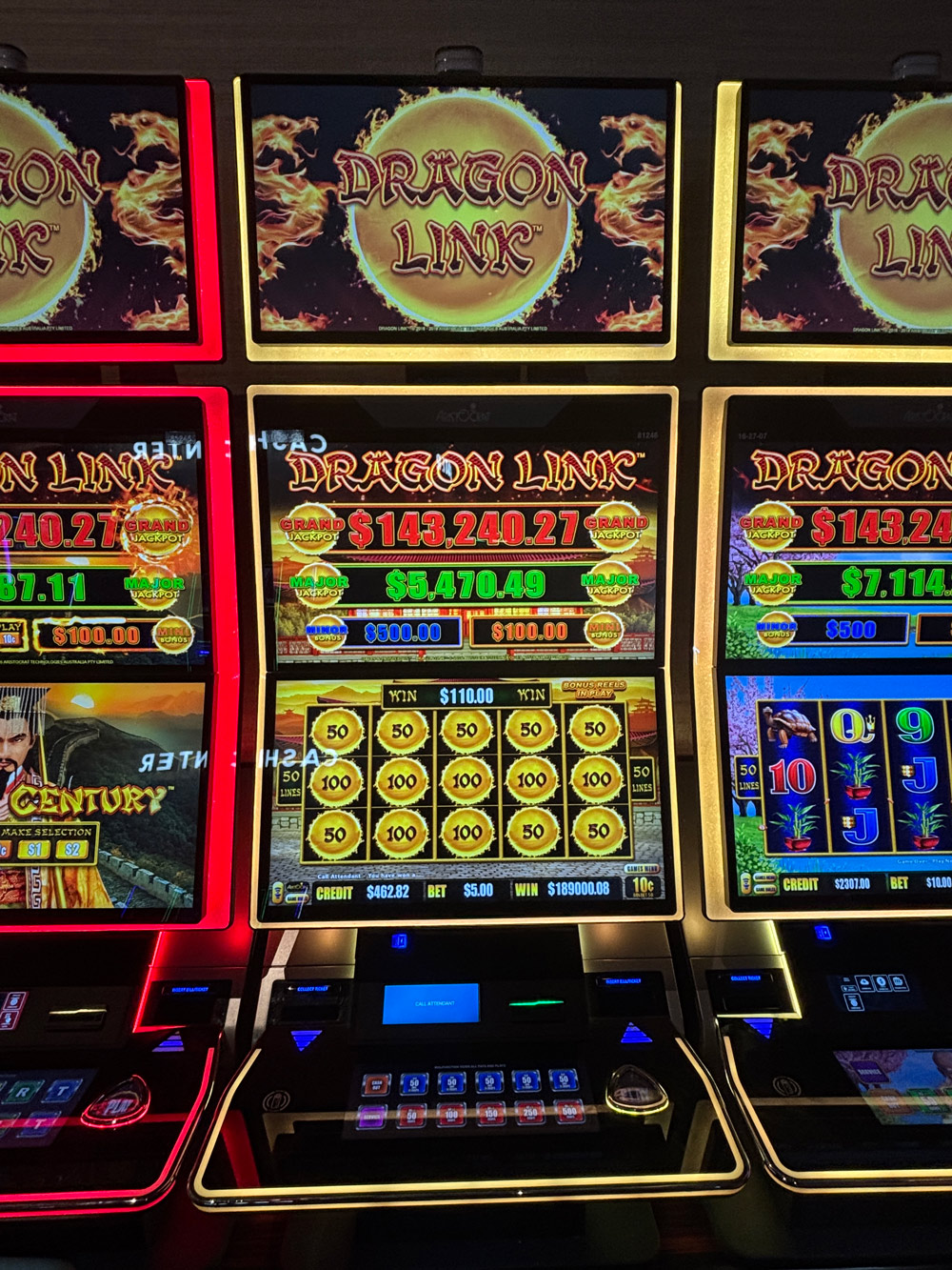 Jackpot at Seminole Brighton Bay Hotel & Casino
