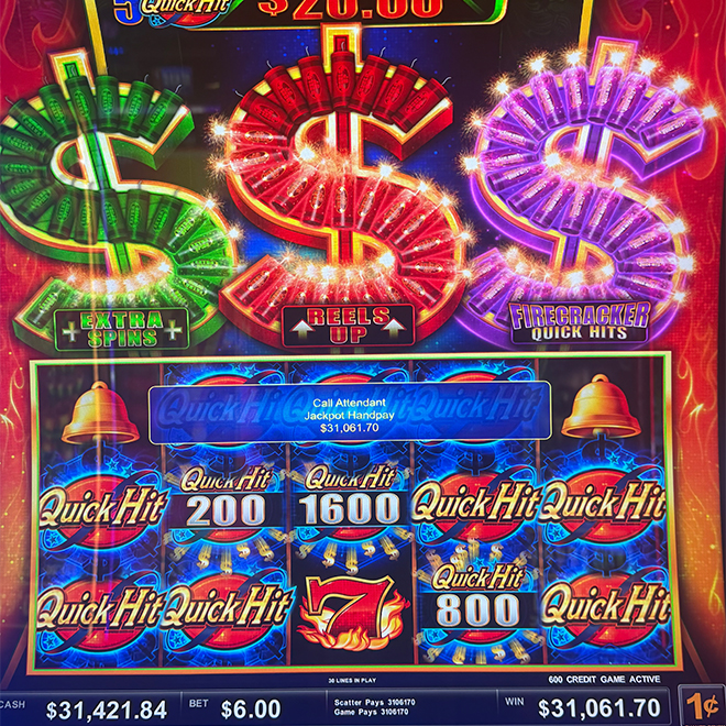 Jackpot at Seminole Brighton Bay Hotel & Casino