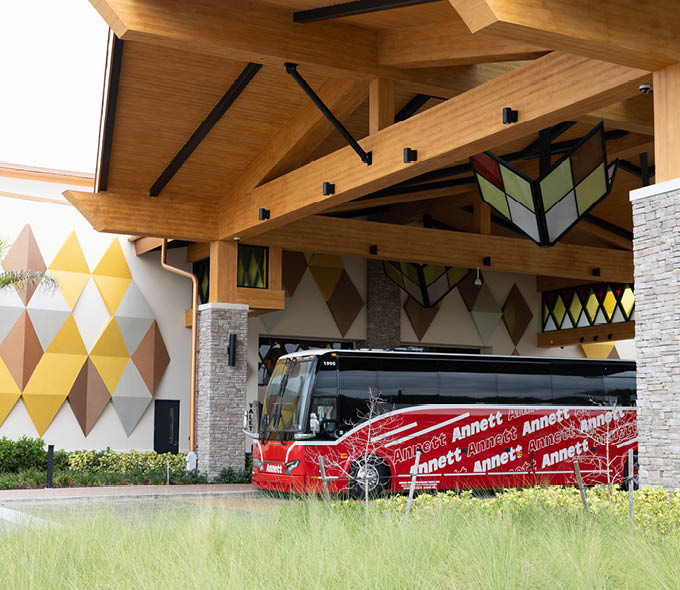 Annett Bus at Seminole Brighton Bay Hotel & Casino