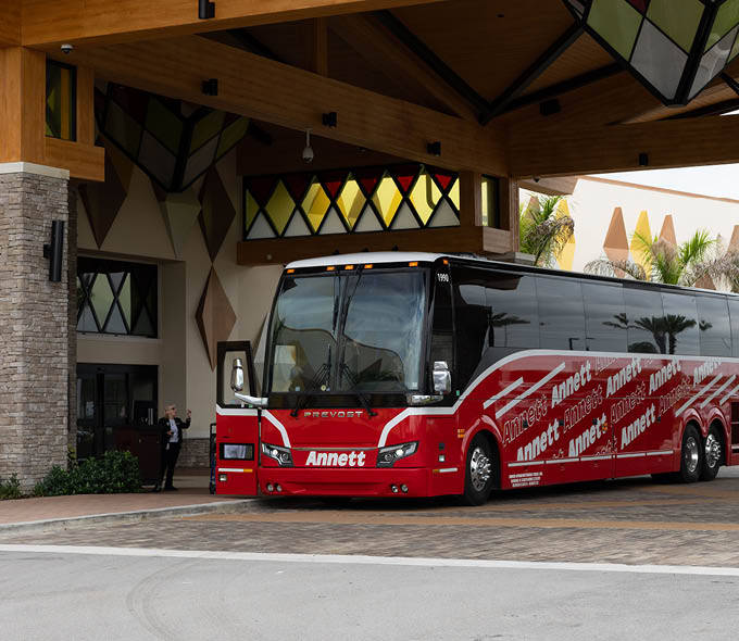 Annett Bus at Seminole Brighton Bay Hotel & Casino