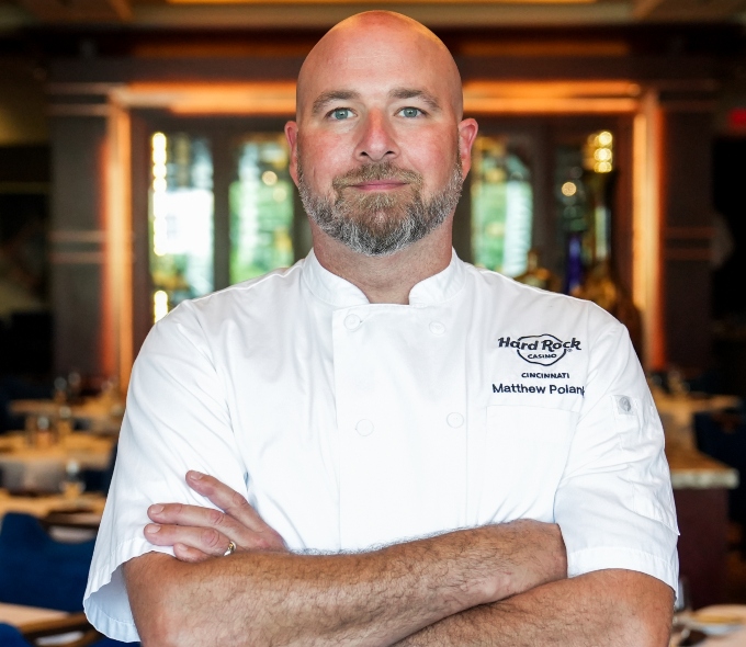 Chef Matthew Riley Council Oak Steaks & Seafood at Hard Rock Casino Cincinnati