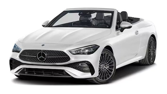 White Mercedes-Benz CLE Convertible