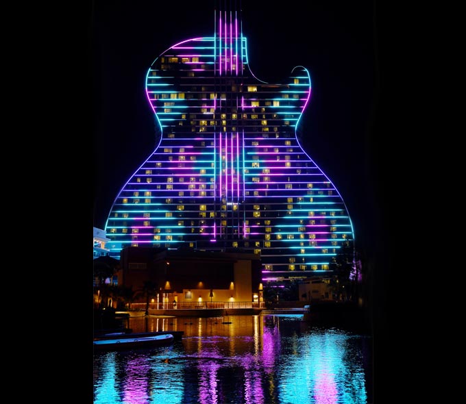 The Guitar Hotel Light Show