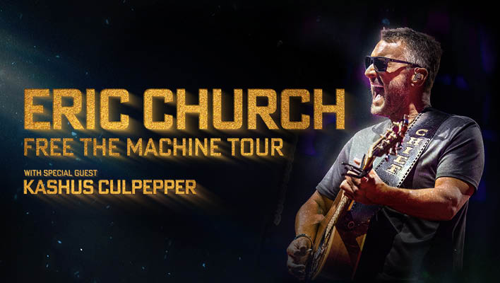 Eric Church Free The Machine Tour with Special Guest Kashus Culpepper