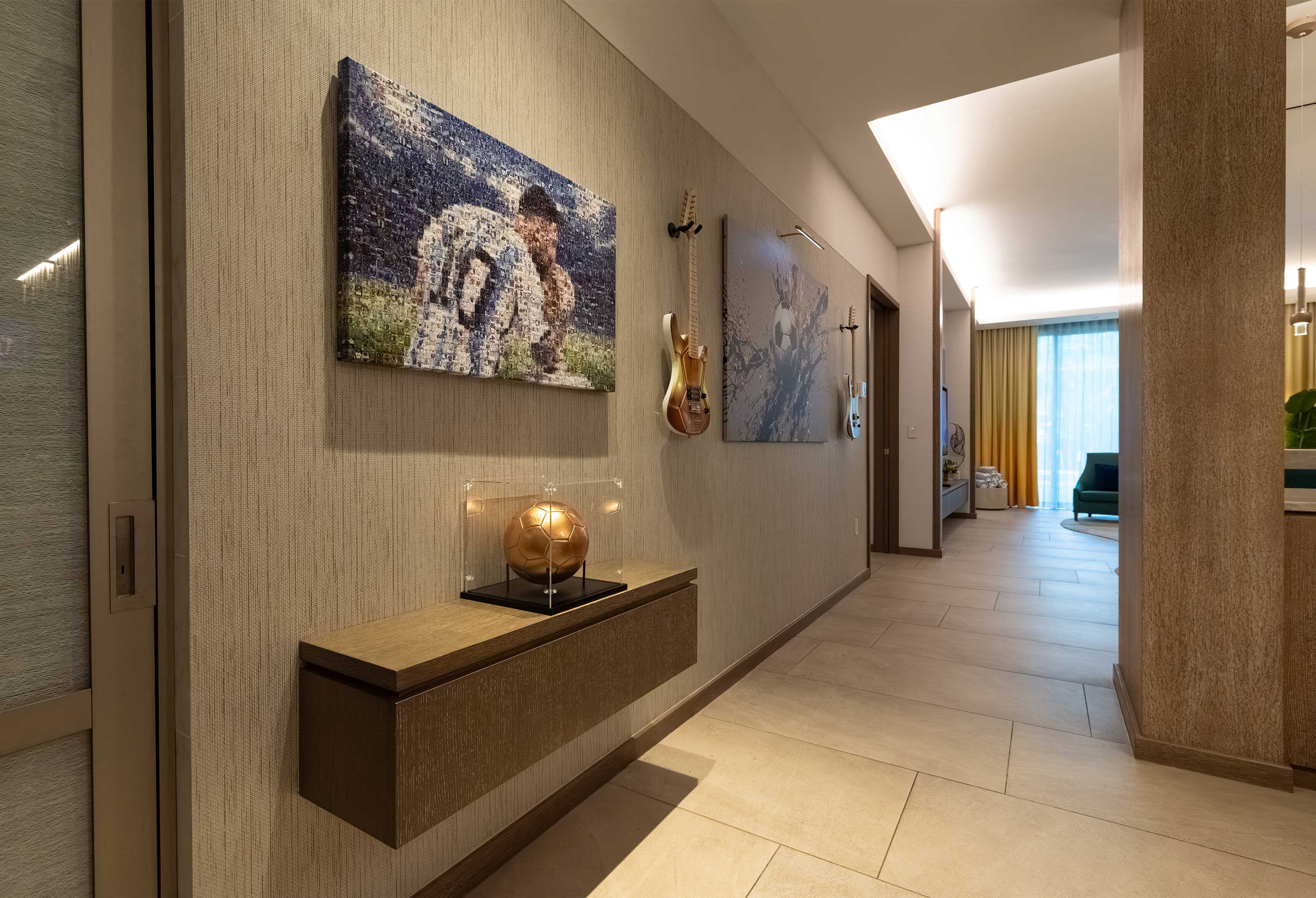 Messi Legendary Suite hallway interior