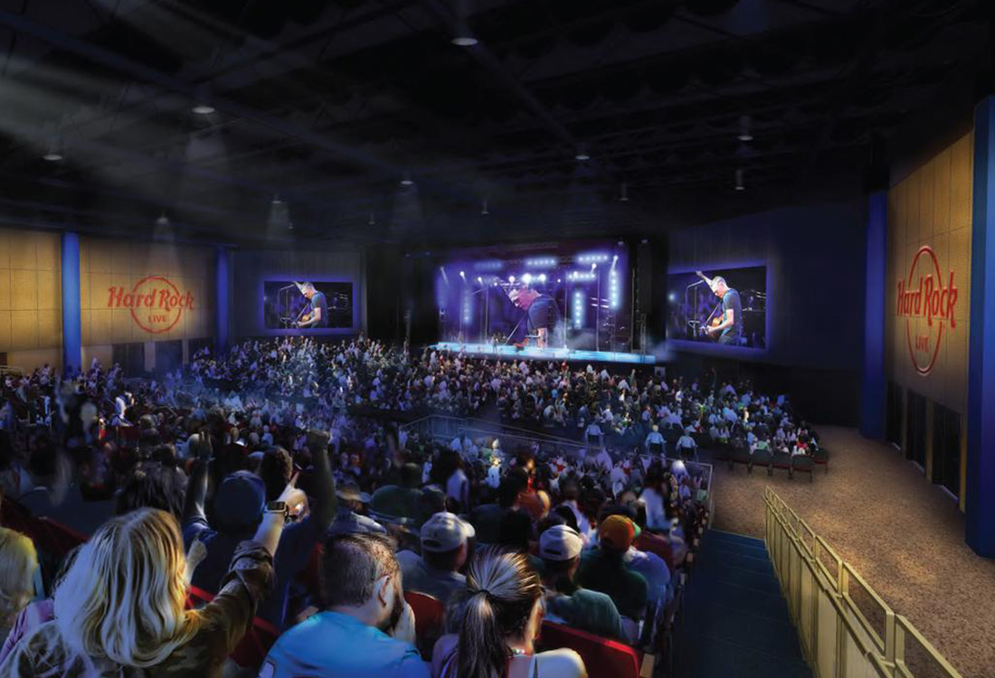Hard Rock Live rendering at Hard Rock Hotel & Casino Ottawa