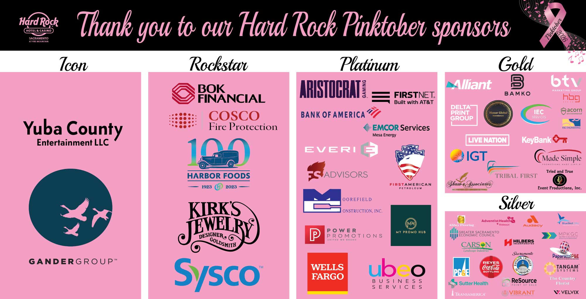 2026 Pinktober Sponsors 