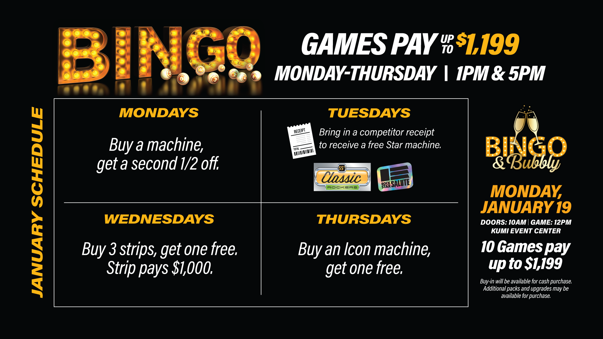 January Bingo Progressive