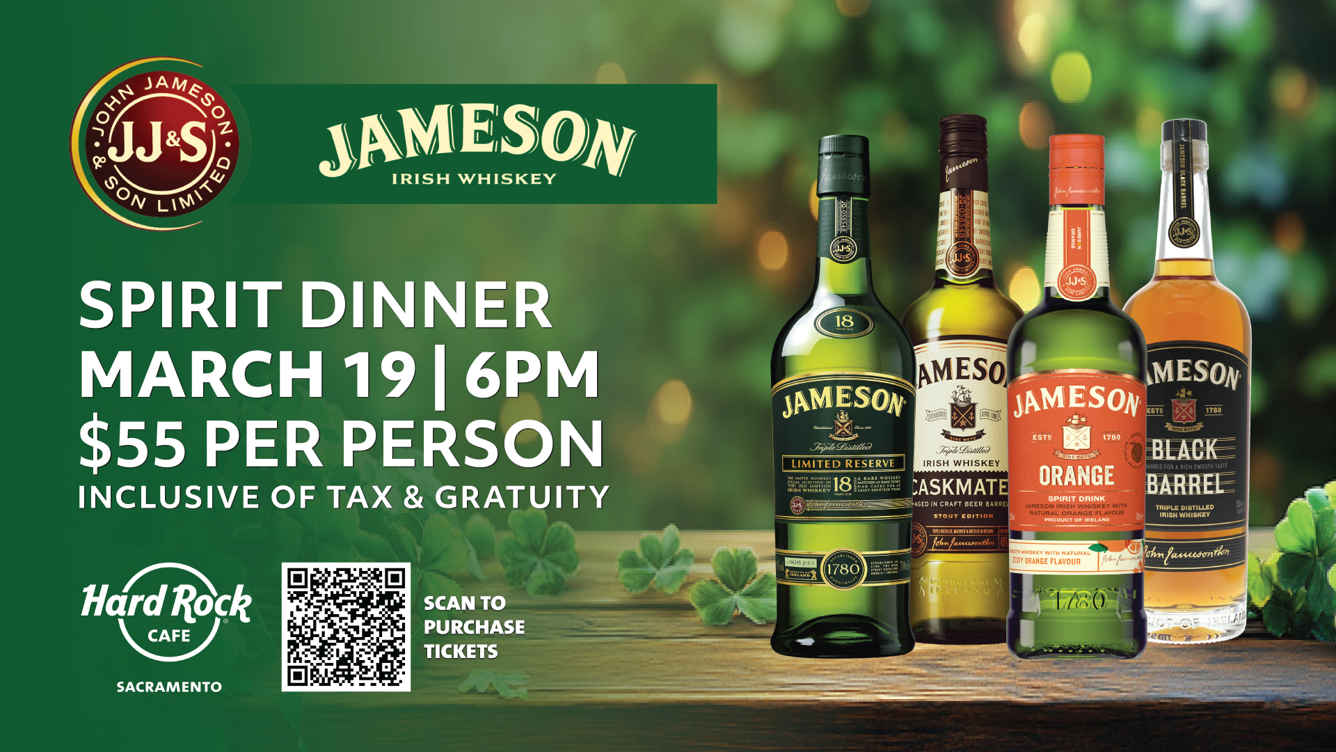 Jameson Whiskey Dinner