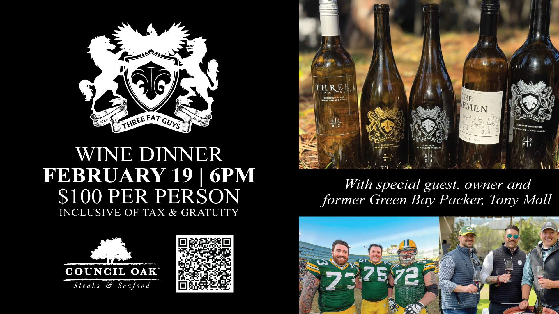 Three Fat Guys Dinner