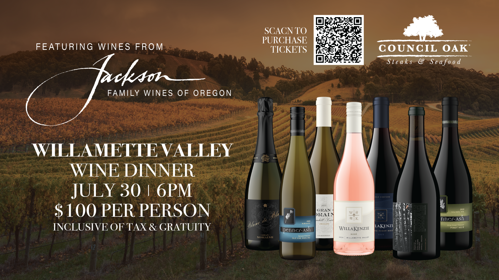 Willamette Valley Wine Dinner