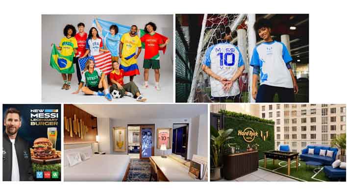 4 photos of various "All Teams. One Place.”  Campaign in Celebration of Summer of Soccer
