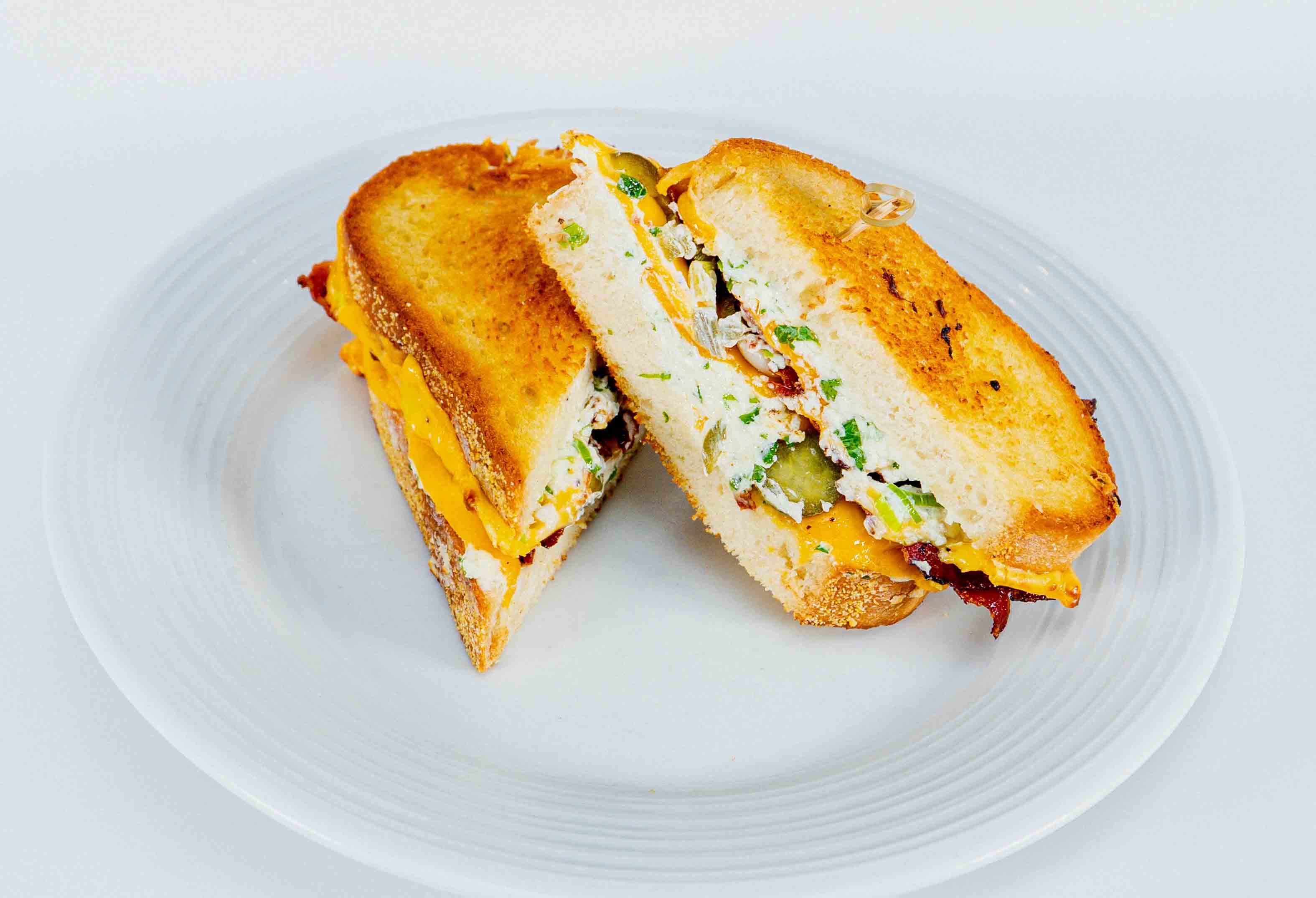 Draper Jalapeño Popper Grilled Cheese at Draper Room Kitchen