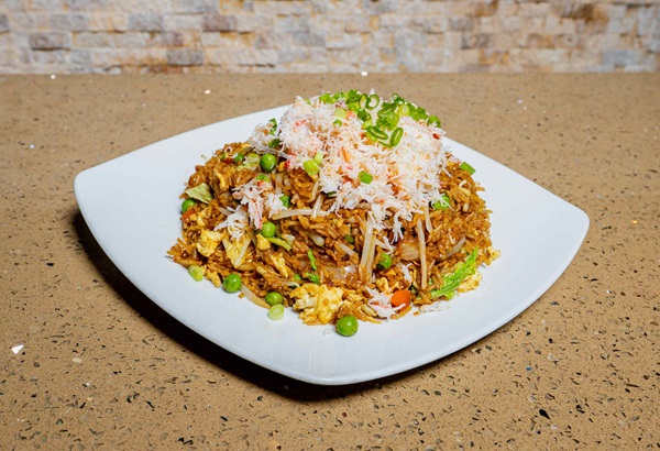 Crab Fried Rice at Rock 'N Raw