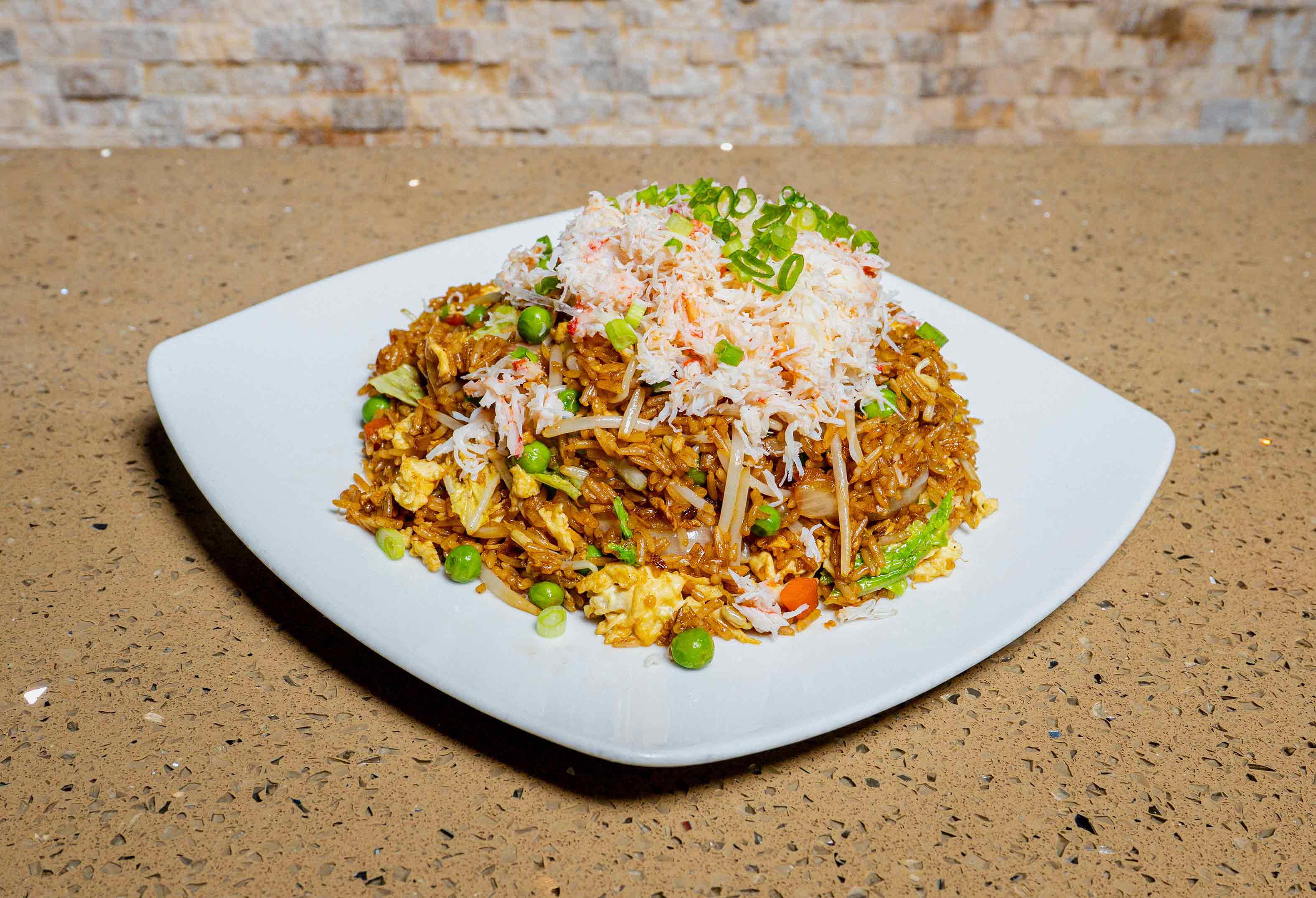 Crab Fried Rice at Rock 'N Raw