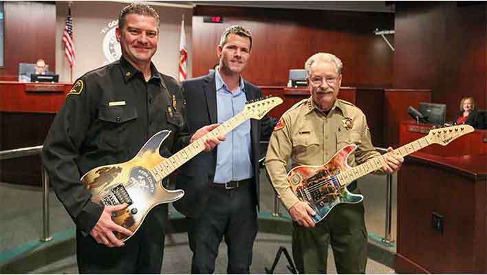 Hard Rock Casino Tejon Recognizes Kern County Sheriff and Fire Chief Before Board of Supervisors