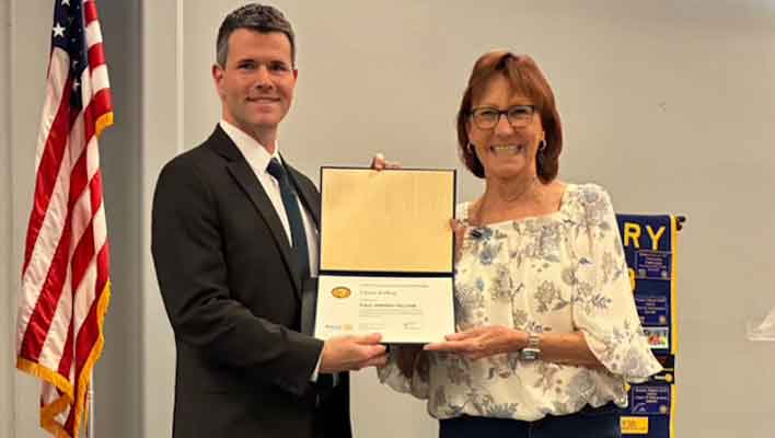 Hard Rock Casino Tejon Property President Chris Kelley Honored With Paul Harris Fellowship By Bakersfield Rotary Clubs